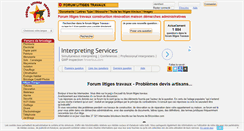 Desktop Screenshot of forum-litiges-travaux.com