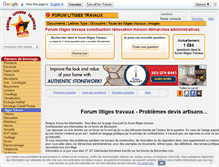 Tablet Screenshot of forum-litiges-travaux.com